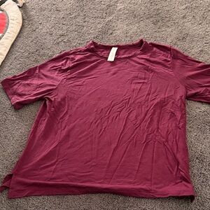 Burgundy Short Sleeve T-Shirt